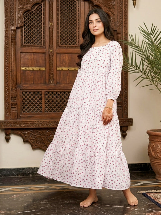 Floral Maxi Frok