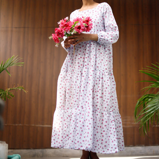 Floral Maxi Frok